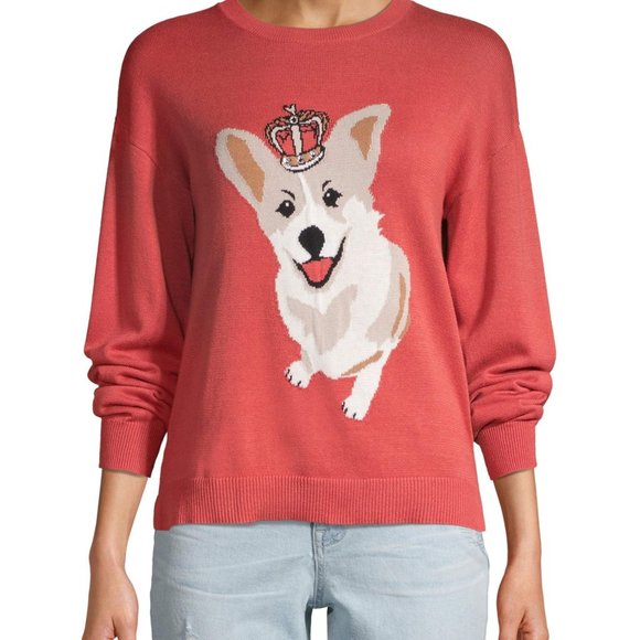 Sweaters - 1 Left Corgi Sweater L